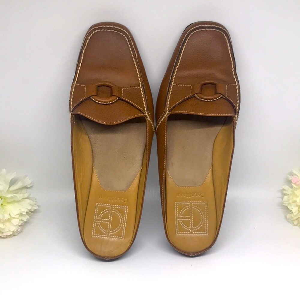 Cole Haan Nike Air Leather Slide Loafers